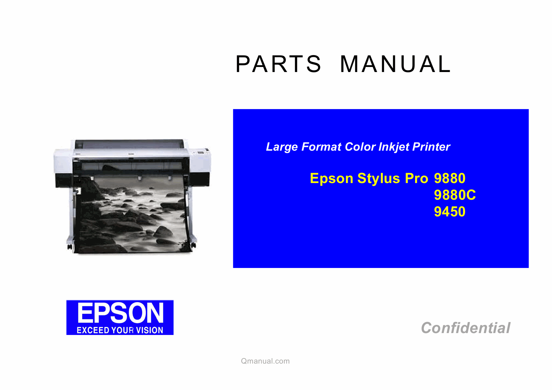 EPSON StylusPro 9880 9880C 9450 Parts Manual-1